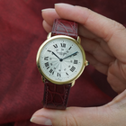 Cartier 1990s Ronde Louis CPCP Paris Mécanique W1527951 Yellow Gold 32mm
