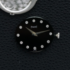 Piaget 1970s Onyx Diamond 9802D Belt Buckle 18k White Gold