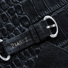 Piaget 1970s Onyx Diamond 9802D Belt Buckle 18k White Gold