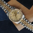 Rolex Datejust 36mm 116233 Champagne Diamond Dial Two-Tone Jubilee 2016