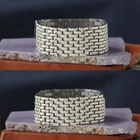 Cartier Panthere Ruban 2420 Blue Mother of Pearl Stainless Steel 2000s Quartz