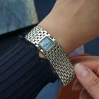 Cartier Panthere Ruban 2420 Blue Mother of Pearl Stainless Steel 2000s Quartz