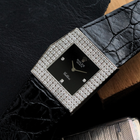 Rolex 1975 Cellini King Midas Diamond Bezel Asymmetrical 4031 White Gold Manual