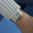 Cartier 1990s Large Panthere Two Row Two Tone 29mm Factory Service