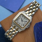 Cartier 1990s Large Panthere Two Row Two Tone 29mm Factory Service