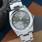 Rolex Oyster Perpetual 116000 Silver Dial 36mm Stainless Steel