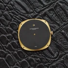 Vacheron Constantin 1980s Black Dial Cushion 33024P 18k Yellow Gold