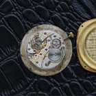 Vacheron Constantin 1980s Black Dial Cushion 33024P 18k Yellow Gold