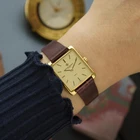 Vacheron Constantin 1990s Tank-Style Champagne Dial 18k Yellow Gold