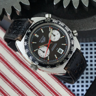 Heuer 1970s Autavia Chronograph Date Ref. 1163 Stainless Steel