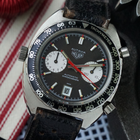 Heuer 1970s Autavia Chronograph Date Ref. 1163 Stainless Steel