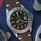 Rolex GMT-Master Pepsi Early Ref. 1675 Gilt Dial, Circa 1965