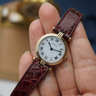 Cartier 1990s Small Vendome Trinity 18k Trigold Yellow White Rose Gold 25mm