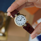 Cartier 1990s Small Vendome Trinity 18k Trigold Yellow White Rose Gold 25mm