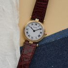Cartier 1990s Small Vendome Trinity 18k Trigold Yellow White Rose Gold 25mm