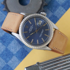 Rolex Vintage Datejust Ref. 1603 Blue Dial Stainless Steel, Circa 1977 Automatic