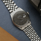 Rolex Vintage Datejust Ref. 1603 Grey Dial Stainless Steel Jubilee, Circa 1972