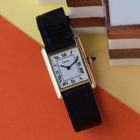Cartier Vintage Tank Must Gold-Plated Small Manual Wind, Circa 1970s