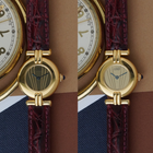 Cartier Must de Cartier Colisee Mirror Sunburst Vermeil 1980-90s