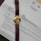 Cartier Must de Cartier Colisee Mirror Sunburst Vermeil 1980-90s