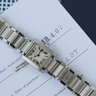 Cartier Tank Française Small W51008Q3 Stainless Steel Certificate 2013