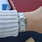 Cartier Tank Française Small W51008Q3 Stainless Steel Certificate 2013