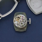 Rolex Precision 2648 Vintage 18k White Gold Blue Dial Manual Wind Watch 1968-69