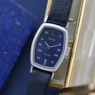 Rolex Precision 2648 Vintage 18k White Gold Blue Dial Manual Wind Watch 1968-69