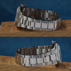 Rolex Day-Date 118209 18k White Gold Silver Roman Dial Oyster Bracelet Box Papers 2001