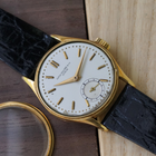 Vintage Patek Philippe Calatrava 18k Yellow Gold 1940s 31mm Manual Wind