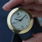 Chaumet Paris 13A 18K Yellow Gold Automatic Pebble Watch 1990s