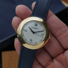 Chaumet Paris 13A 18K Yellow Gold Automatic Pebble Watch 1990s