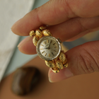 Vintage Rolex 14k Yellow Gold Nugget Bracelet