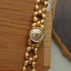 Vintage Rolex 14k Yellow Gold Nugget Bracelet