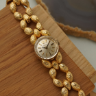 Vintage Rolex 14k Yellow Gold Nugget Bracelet
