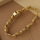 Vintage Rolex 14K Gold Bracelet Watch Nugget Link Manual Wind 1970s
