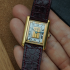 Cartier Tank Must Vermeil Tricolor Enamel Dial Quartz Service Papers