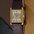 Cartier Tank Must Vermeil Tricolor Enamel Dial Quartz Service Papers
