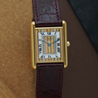 Cartier Tank Must Vermeil Tricolor Enamel Dial Quartz Service Papers