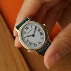 Vintage Cartier Arcade 18k Two-Tone Paris Dial 1980s Manual Wind
