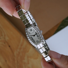 Cartier Lanieres Tonneau Diamond White Gold Bracelet