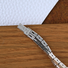 Cartier Lanieres Tonneau Diamond White Gold Bracelet