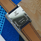Cartier Tank Sterling Silver Date Manual Wind 2000s