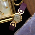 Vintage Jaeger LeCoultre Art Deco Articulated Lugs 18k Yellow Gold 1950s
