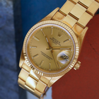 Rolex Date 15238 Oyster Bracelet 18k Yellow Gold circa 2003