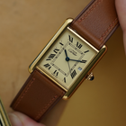 Cartier Tank Must Large Vermeil Date 1990s