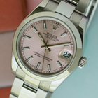 Rolex Datejust 31 Ref. 178240 Pink Dial Stainless Steel