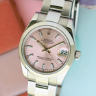 Rolex Datejust 31 Ref. 178240 Pink Dial Stainless Steel