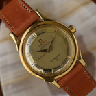 Vintage Omega Constellation Pie Pan Dial 18k Yellow Gold 2582/2853 SC circa 1956