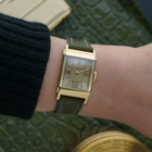 Vintage Vacheron Constantin 18K Yellow Gold Rectangular Dress Watch 1940s
